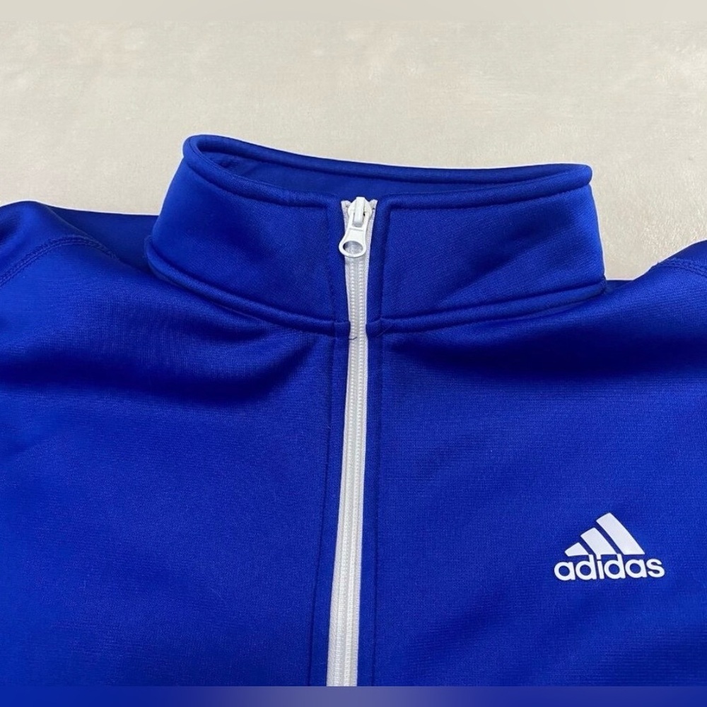 Adidas Golf Royal Blue Full Zip Track Jacket | Large - Picture 3 of 9